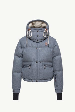 Yintab Hooded Wool Down Ski Jacket