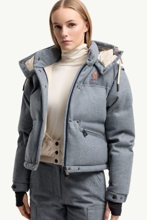 Yintab Hooded Wool Down Ski Jacket