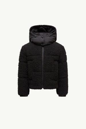 Zambaga Metallic Teddy Hooded Down Jacket